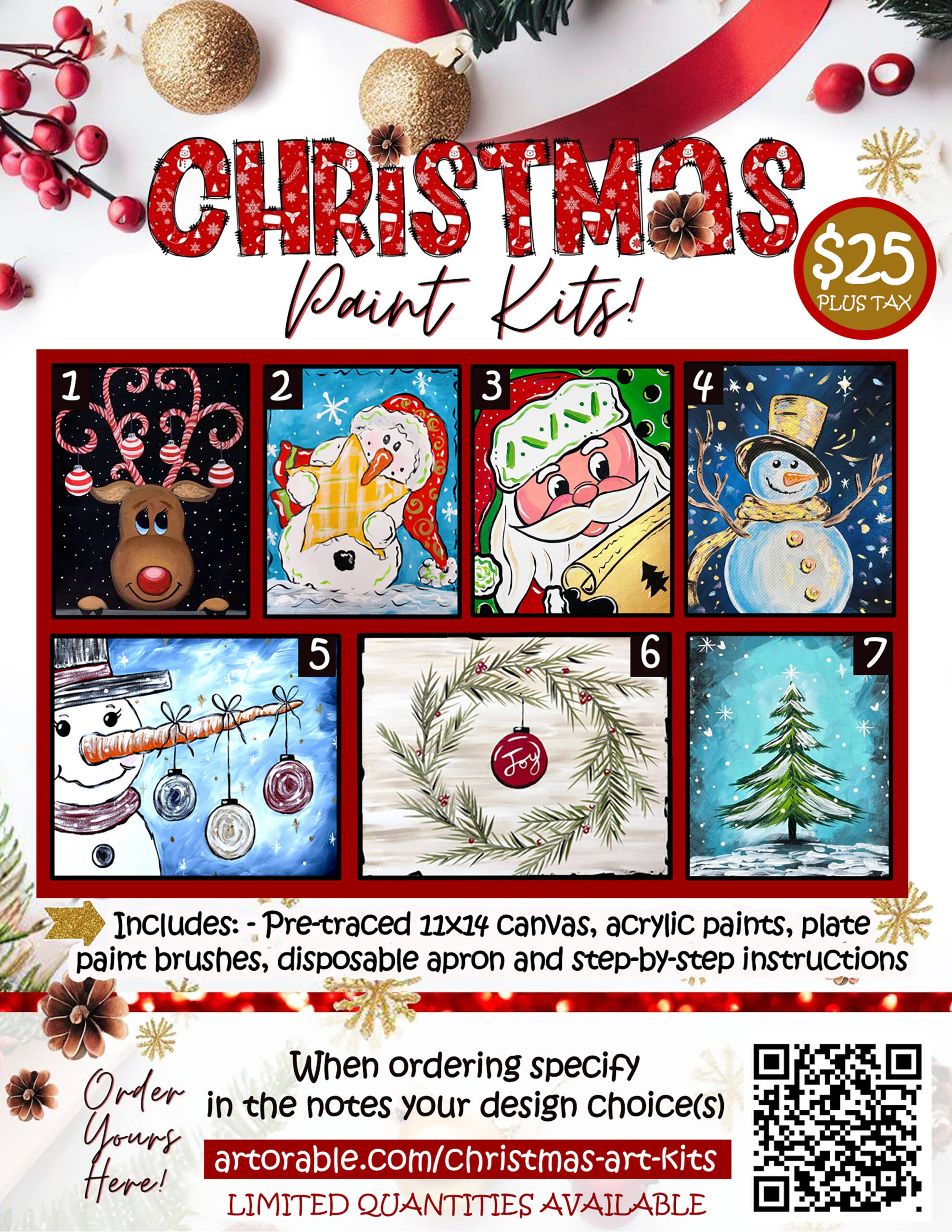 Christmas Art Kits Artorable Fun Art
